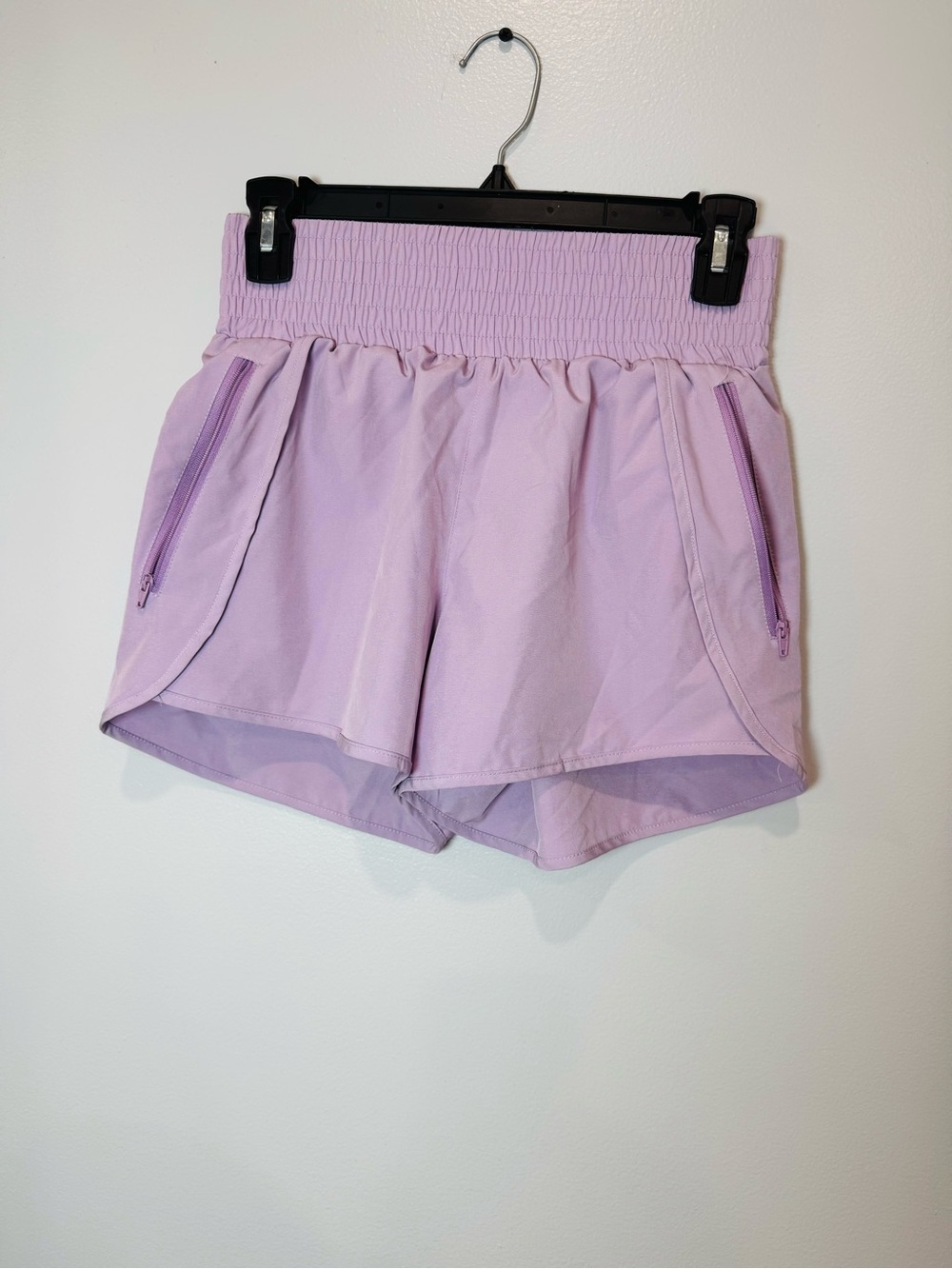 Rosvigor Womens Athletic High Waisted Shorts Running Workout Gym XS Purple - Picture 4 of 11